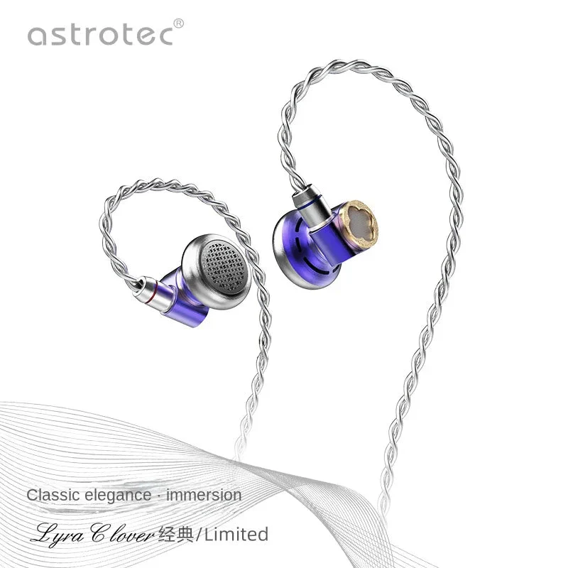 Astrotec Lyra Clover/Lyra Clover Limited Flagship Flat Headset Hifi Wired Earphones - Image 9