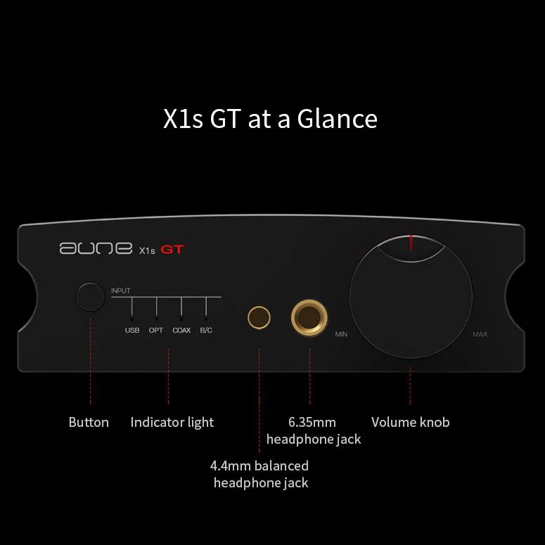 AUNE X1s GT DAC with Headphone AMP - Image 5