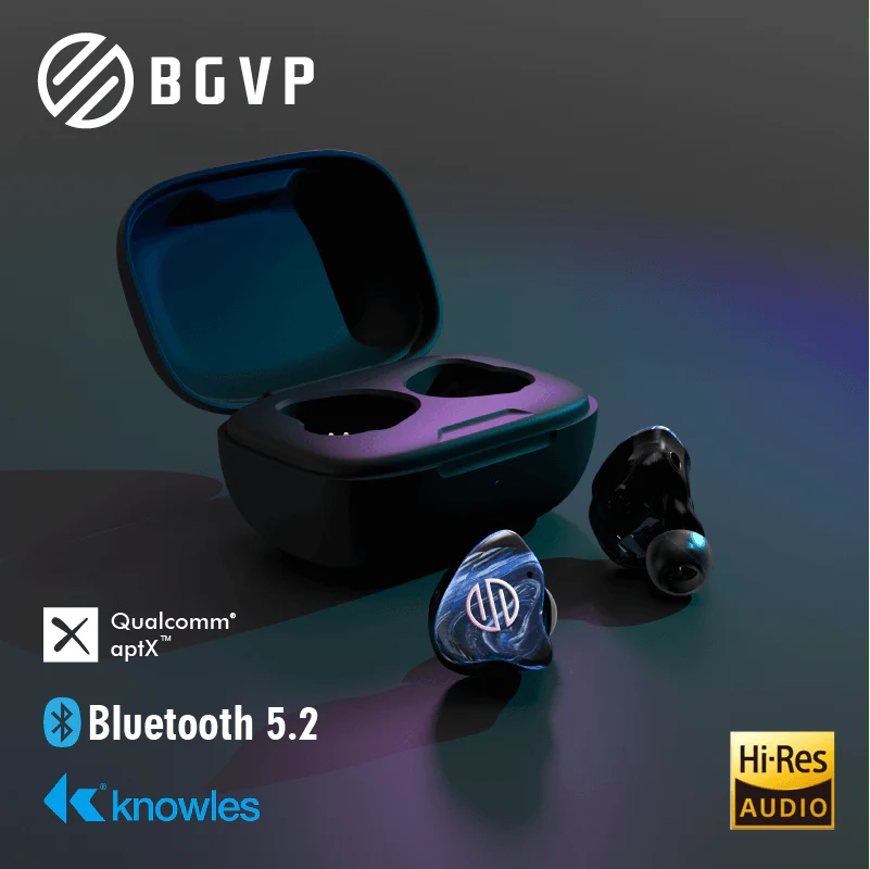 BGVP Q2S Bluetooth 5.2 TWS True Wireless Earphone - Image 3