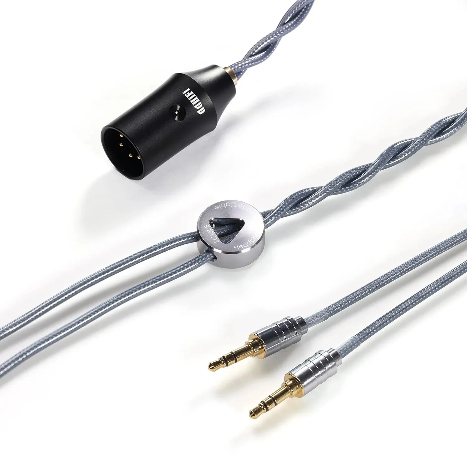 DD ddHiFi BC150XLR Double Shield Balanced Silver Headphone Upgrade Cable - Image 3