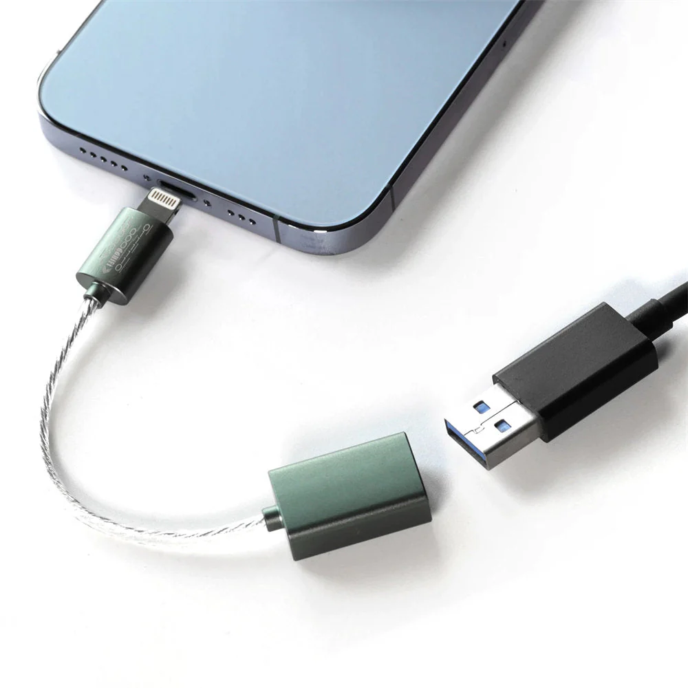 DD ddHiFi MFi06F Lightning to USB-A Female USB OTG Adapter Cable - Image 4