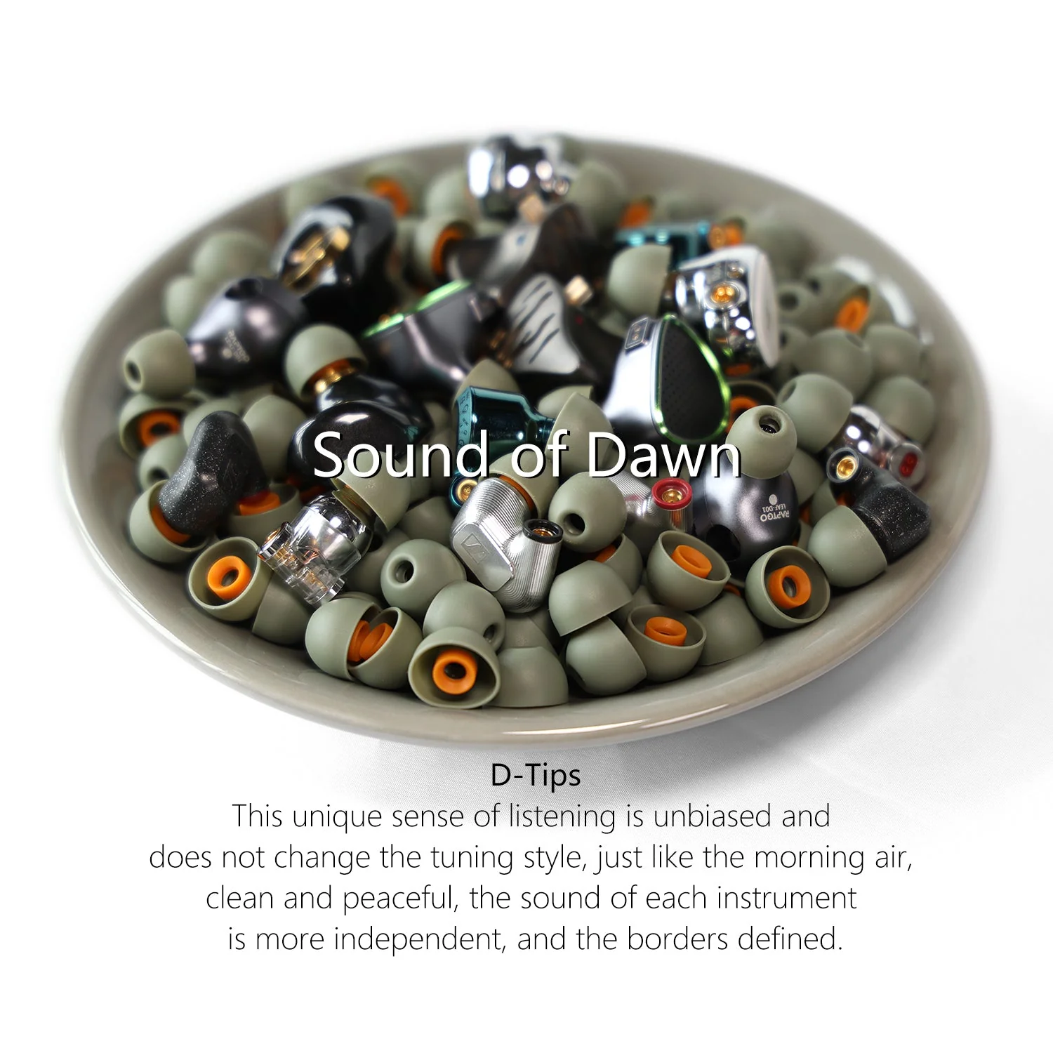 DD ddHiFi ST35 Comfortable Medical-Grade D-Tips Silicone Eartips With The Storage Box - Image 5