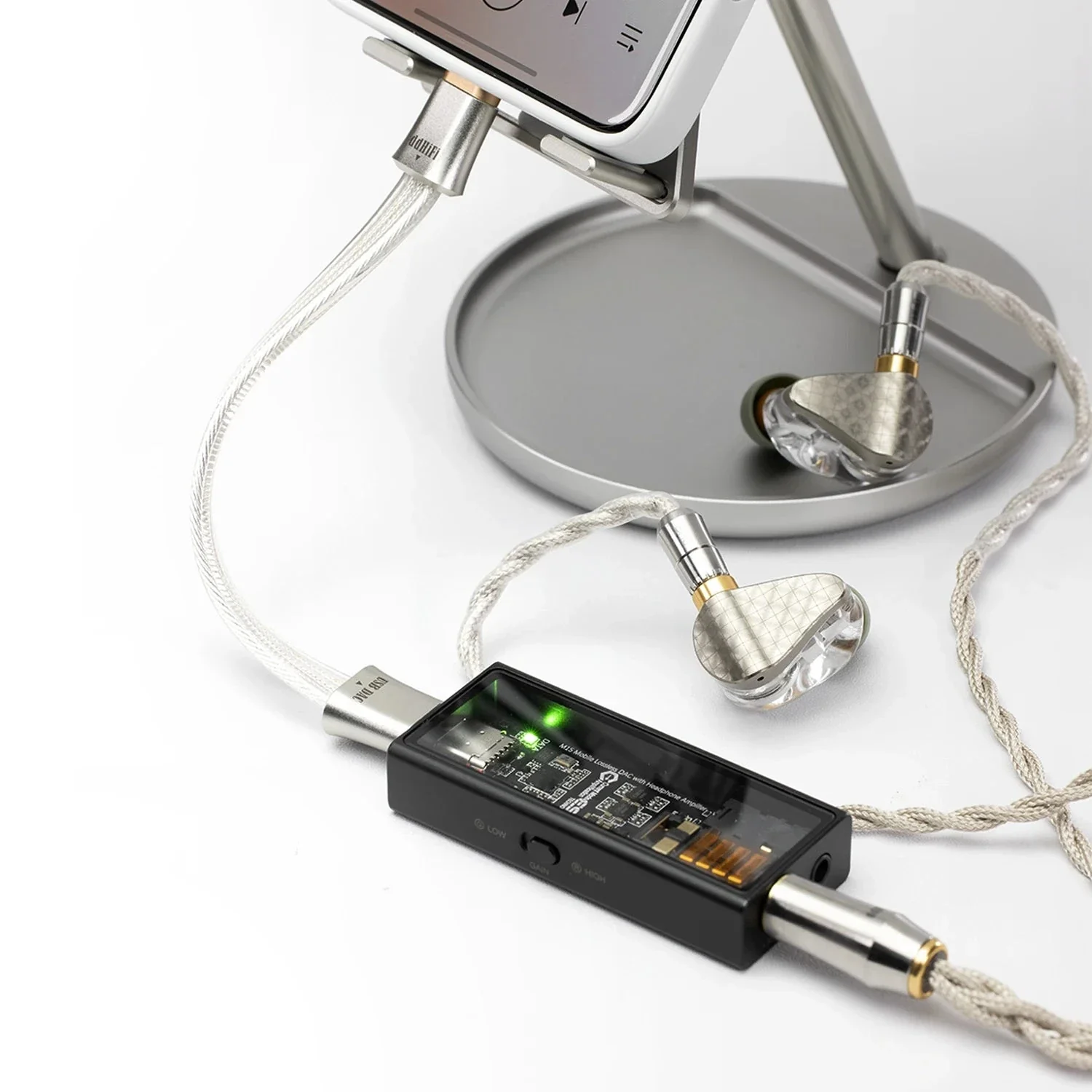 DD ddHiFi TC19CC Flagship Pure Silver OTG Digital Signal Cable - Image 3