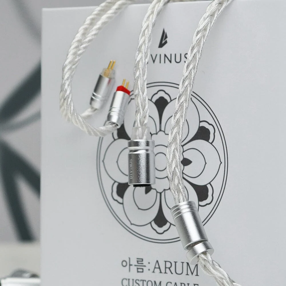 Divinus ARUM 7N OCC 8 Core Earphone Cable with 2Pin 0.78 / MMCX-2.5 /3.5 / 4.4 - Image 12