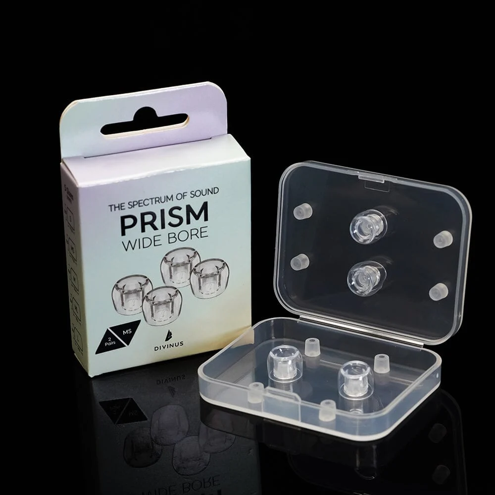 Divinus Prism Wide Bore LSR Eartips For 4-6mm Nozzle - Image 11