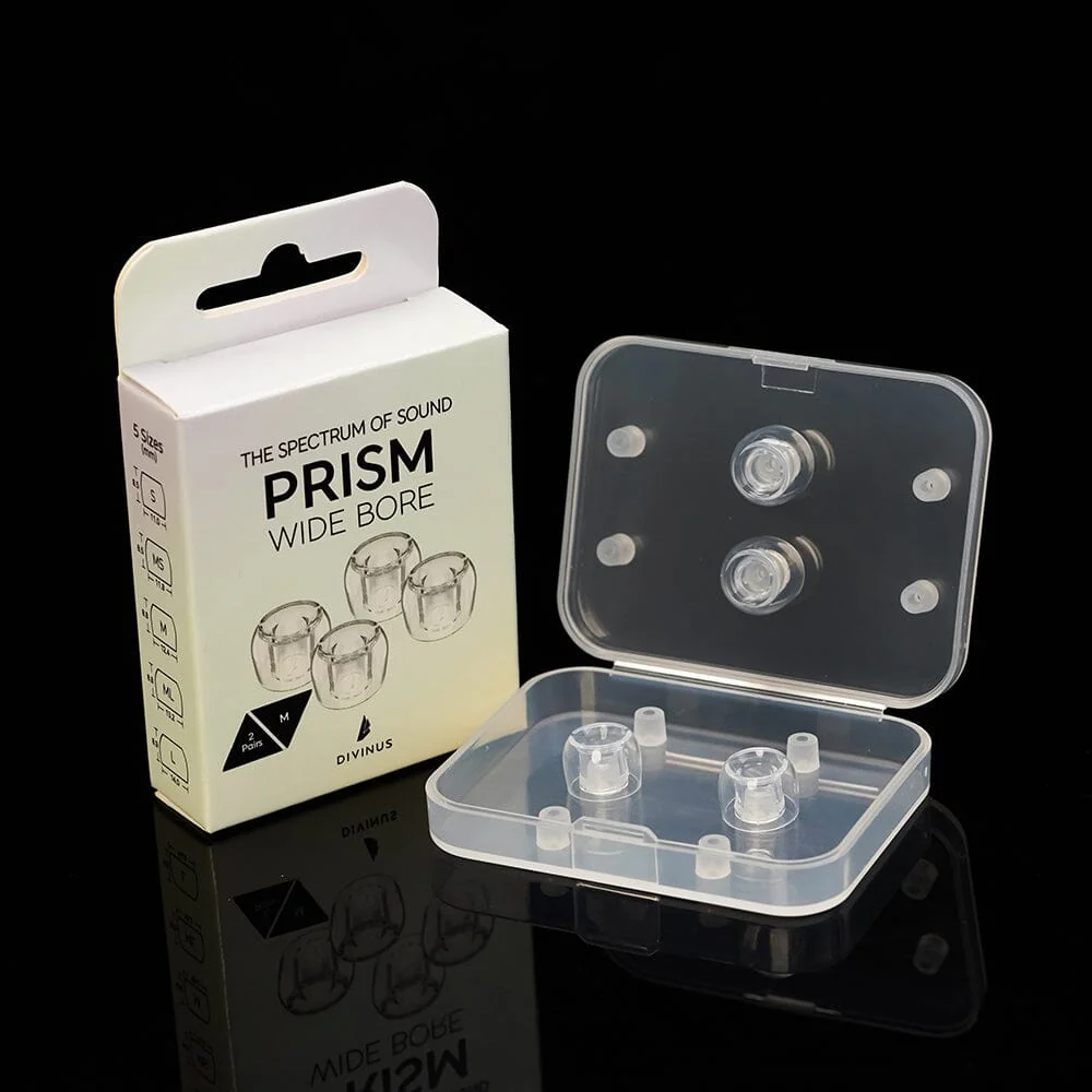 Divinus Prism Wide Bore LSR Eartips For 4-6mm Nozzle - Image 12