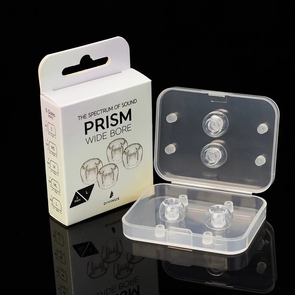 Divinus Prism Wide Bore LSR Eartips For 4-6mm Nozzle - Image 13