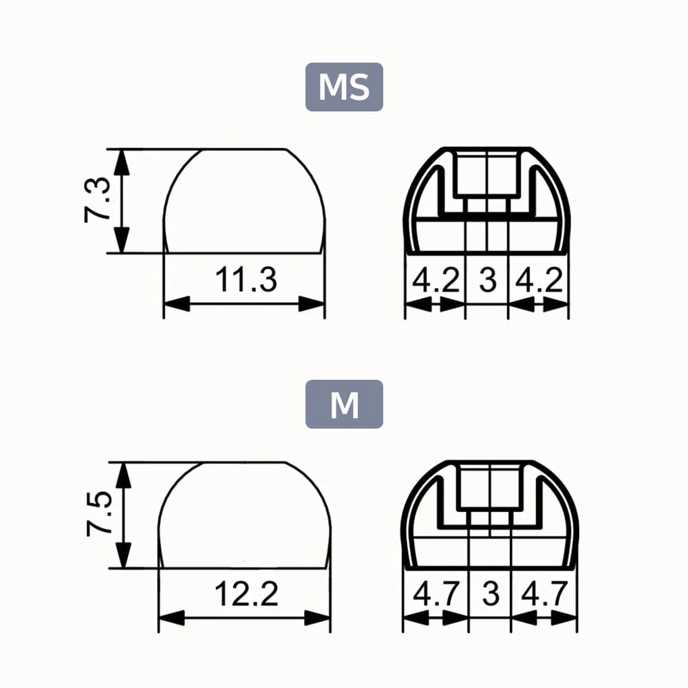 DIVINUS Velvet Eartips For TWS For 3mm-5mm Nozzle - Image 5