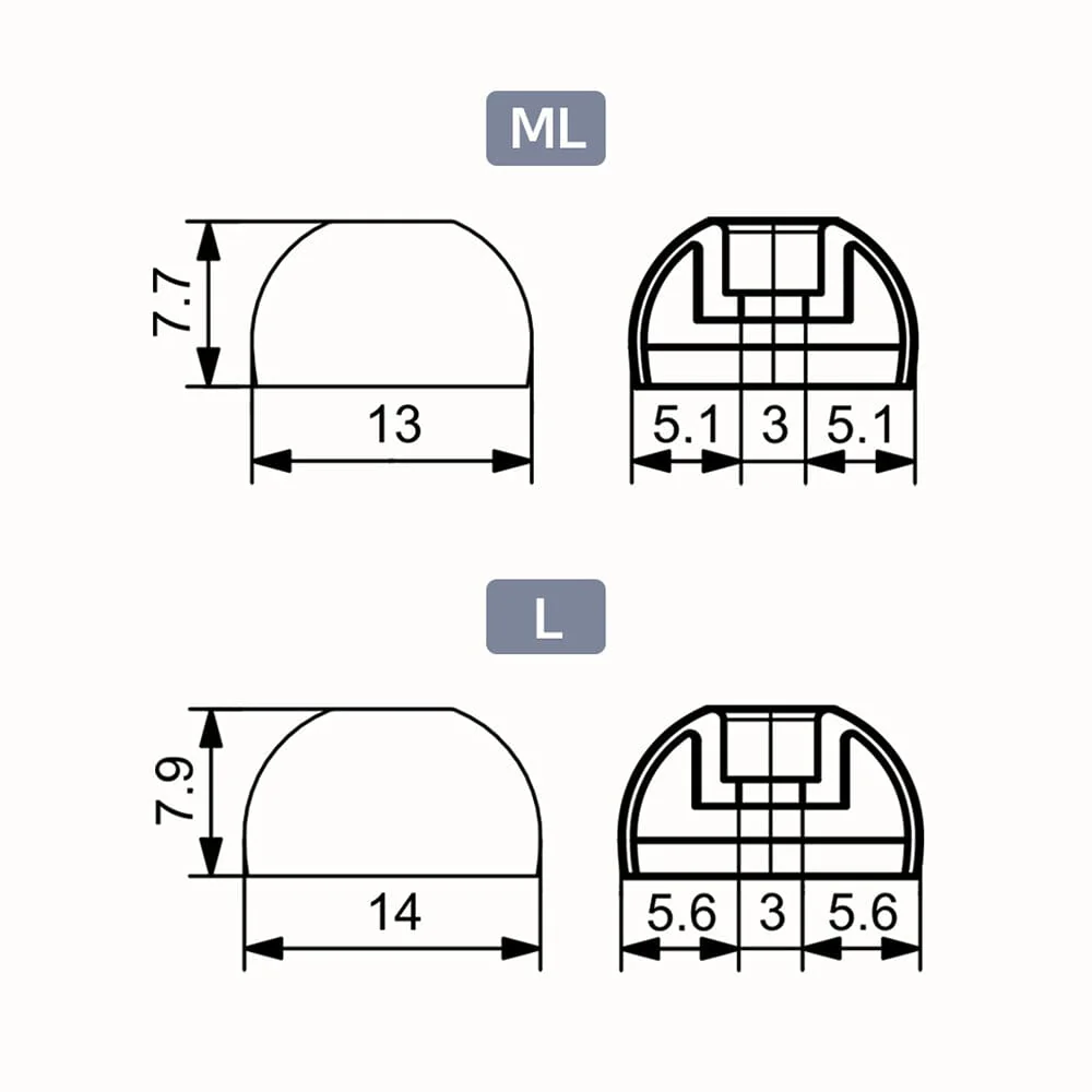 DIVINUS Velvet Eartips For TWS For 3mm-5mm Nozzle - Image 6