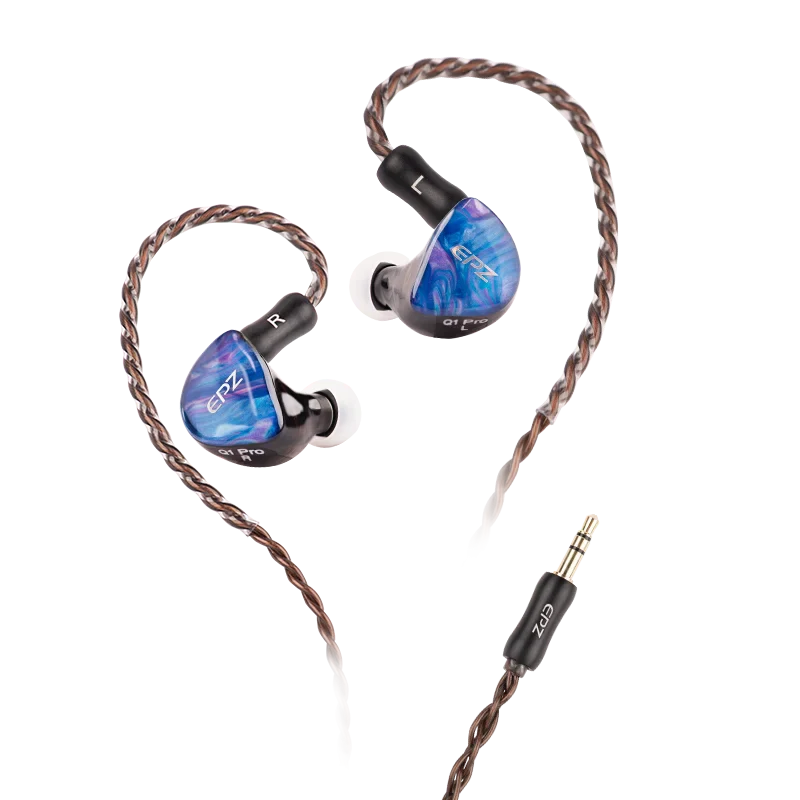 EPZ Q1 Pro/Q1Pro 10mm LCP+PU Composite Diaphragm HiFi In-Ear Earphones - Image 5