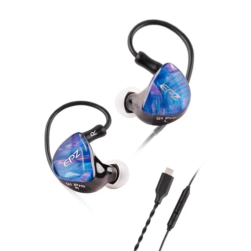 EPZ Q1 Pro/Q1Pro 10mm LCP+PU Composite Diaphragm HiFi In-Ear Earphones - Image 7