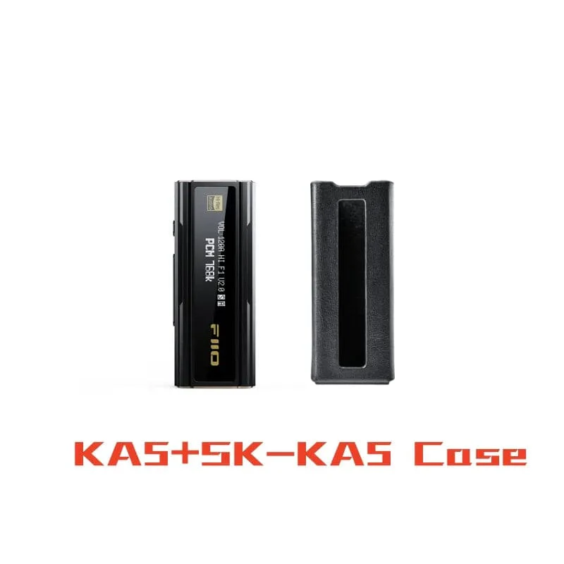 FiiO JadeAudio KA5 Portable USB DAC Headphone Amplifier & SK-KA5 Leather Case - Image 8