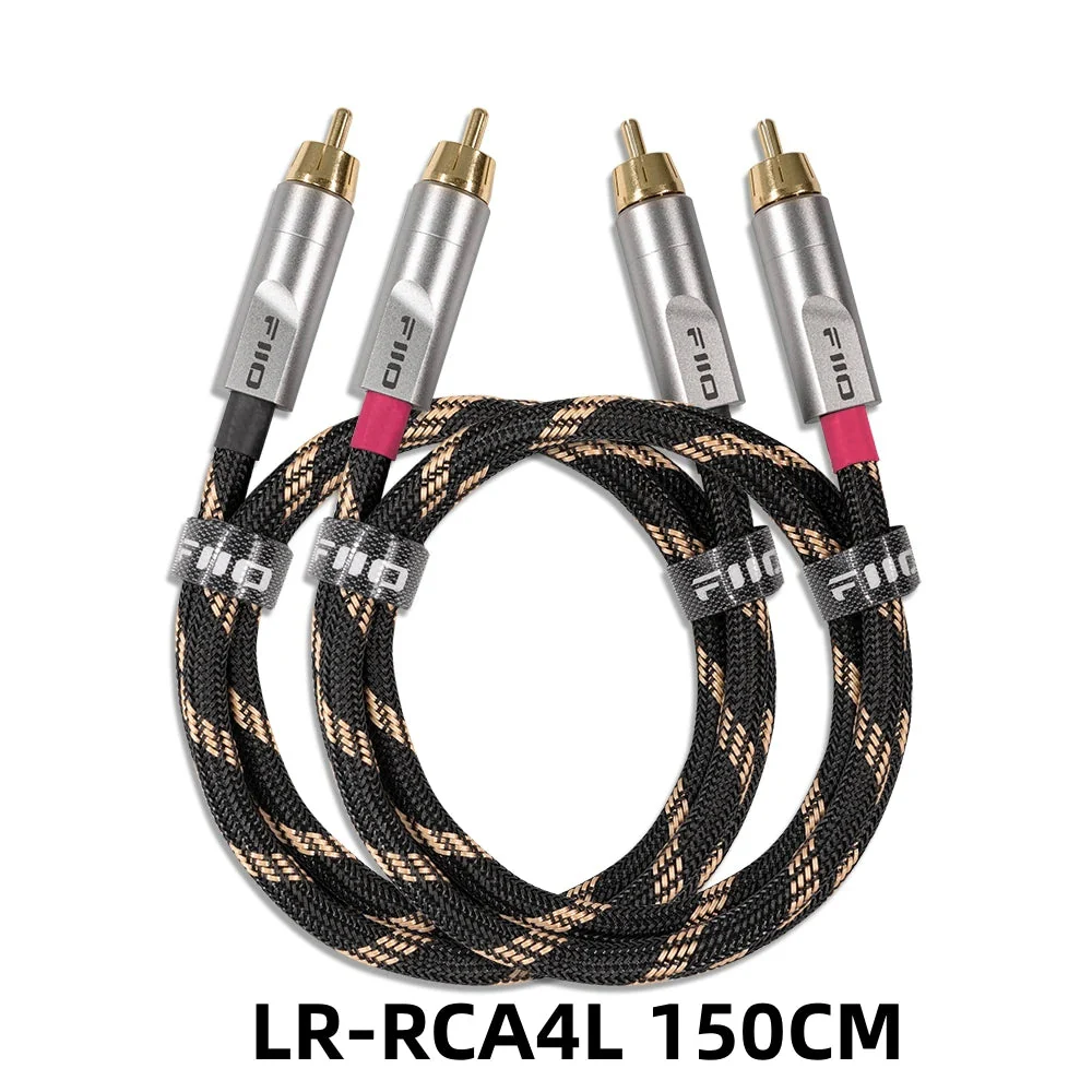 FiiO LR-RCA4 Dual RCA Analog 5N Silver-Plated Pure Copper Audio Cable - Image 5