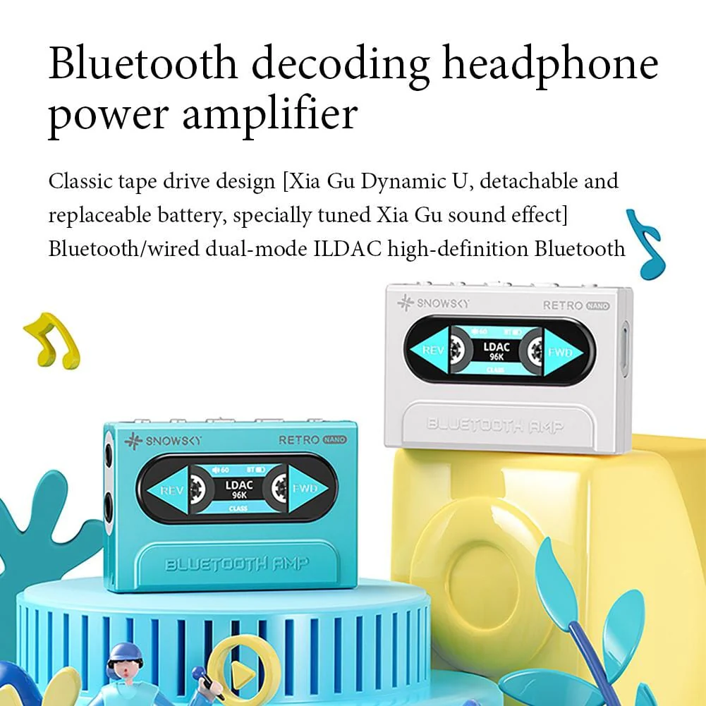 FiiO SNOWSKY Retro Nano Bluetooth 5.1 DAC & Headphone Amplifier - Image 7