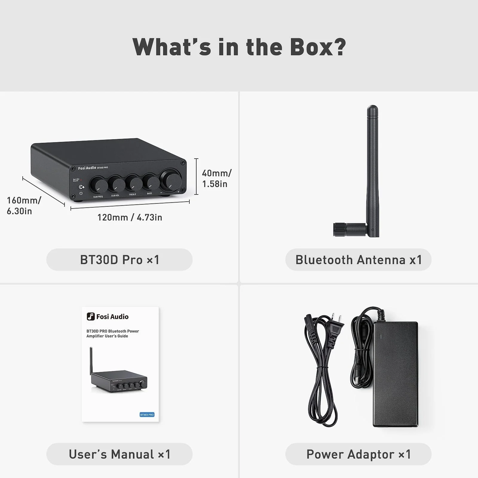 Fosi Audio BT30D PRO Bluetooth Sound Power Amplifier - Image 8