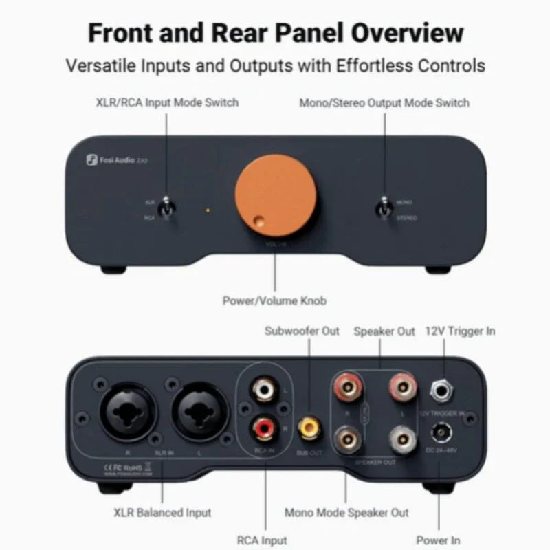 Fosi Audio ZA3 Balanced Stereo Amplifier - Image 6