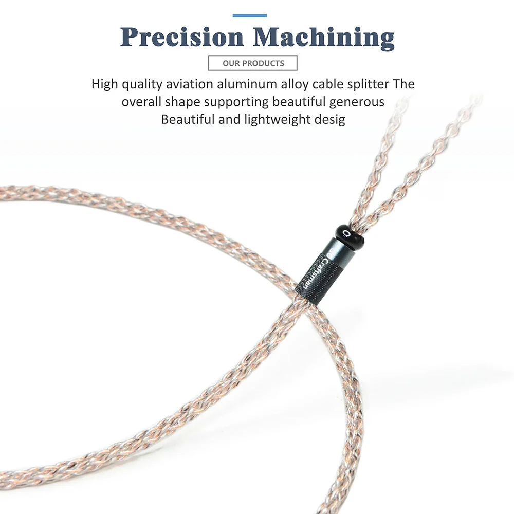GUCraftsman 5N OFC Copper+Graphen Earphone Cables For W40 W60 W80 AMpro10 AMpro20 AMpro30 UM30PRO UM50 UM50PRO - Image 3