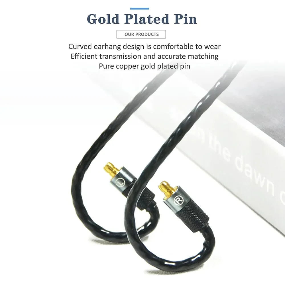 GUCraftsman 6N Single Crystal Copper Earphone Cables For Acoustune HS1650CU HS1655CU HS1670SS HS1695Ti - Image 2