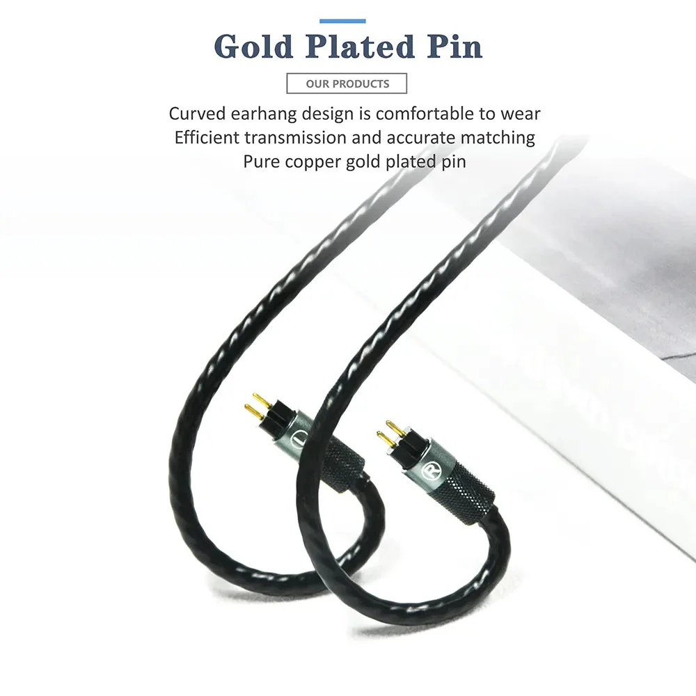 GUCraftsman 6N Single Crystal Silver 0.78mm Earphone Cables For 64audio A12t/U12 A18 TIA Oriolus RE2000PRO iSINE20 - Image 2