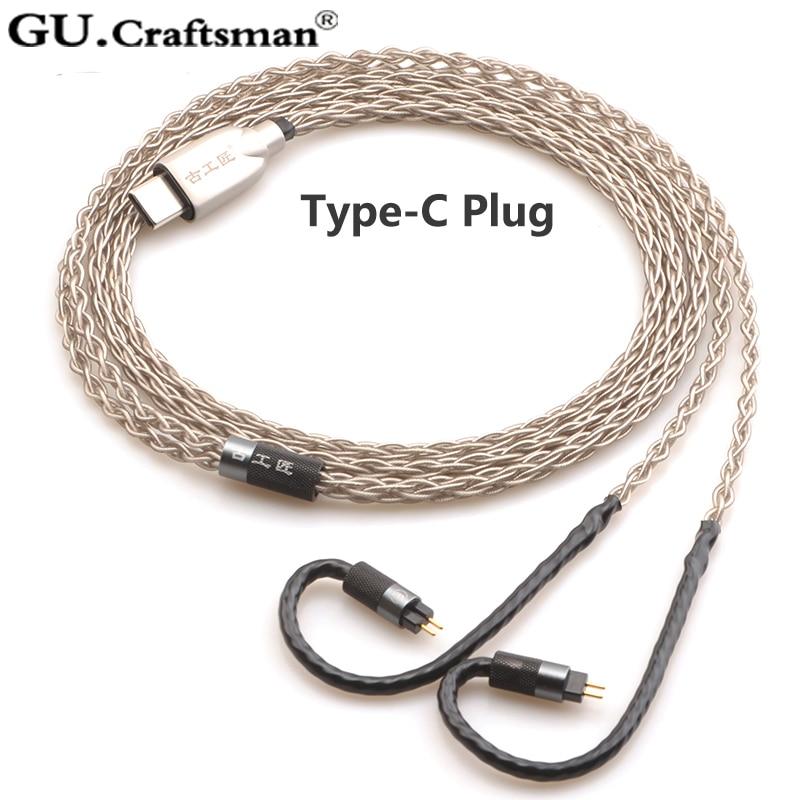 GUCraftsman 6n Silver Upgrade Cable for 2Pin 64audio a12t/u12 TIA Fourte Oriolus re2000 Legend X iSINE20 VE8 - Image 3