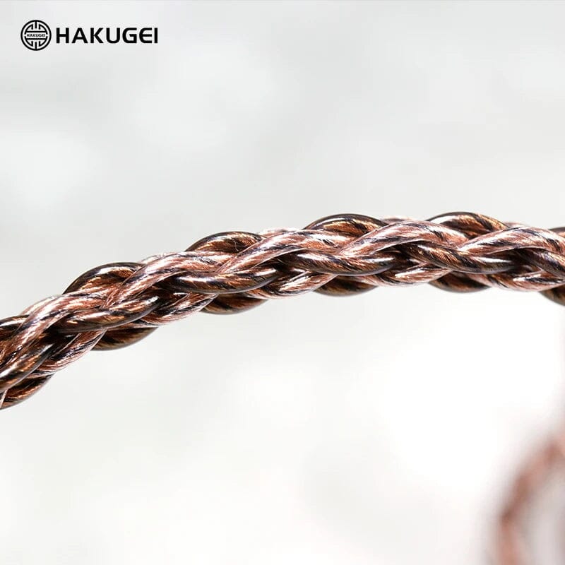 HAKUGEI Ancient Vine 7N Single Crystal Copper Graphene Litz Earphone Cable - Image 5