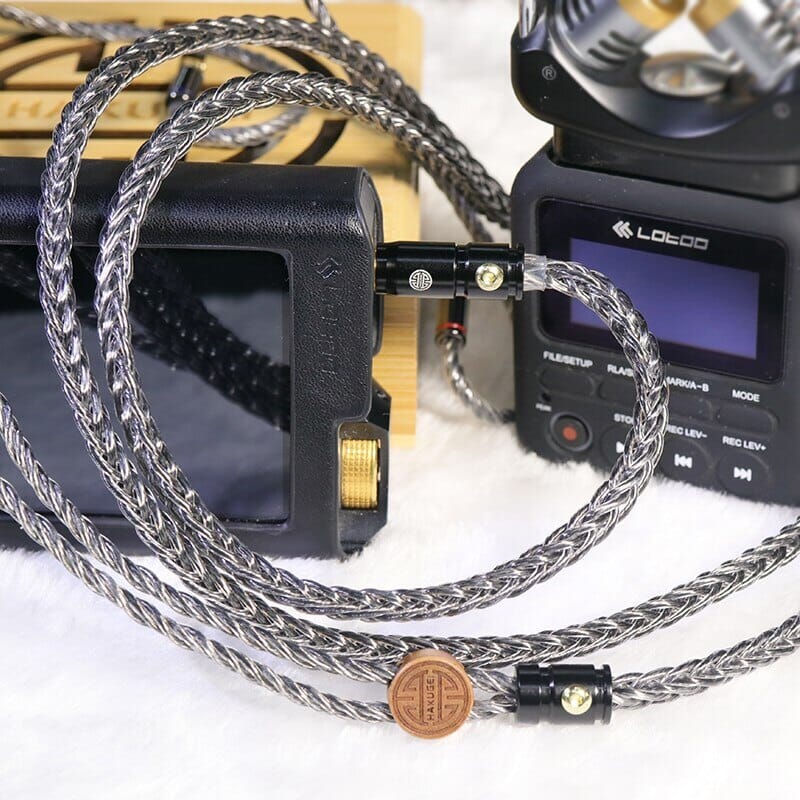 HAKUGEI Dark Night God Litz 6N OCC Copper Earphone Cable With 2.5/3.5/4.4 -2Pin 0.78/MMCX - Image 5