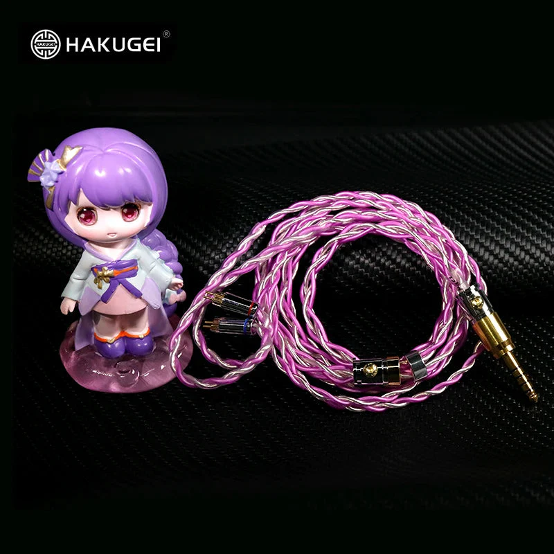 HAKUGEI Dragon Princess / Ziyan Litz Silver-plated 7N Single Crystal Copper Upgraded Headphone Cable - Image 4
