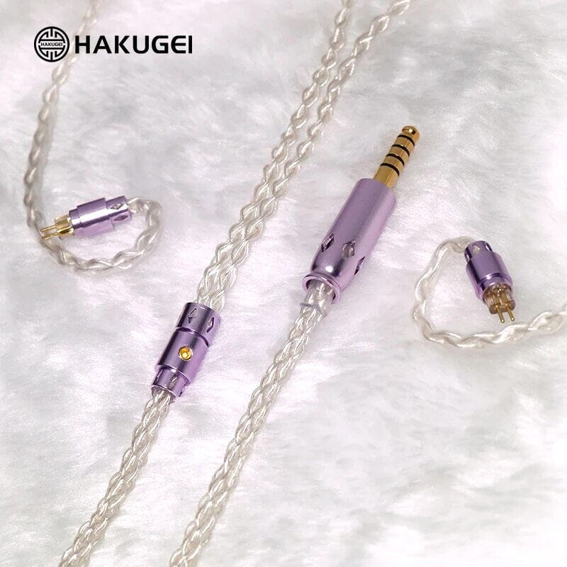 HAKUGEI Glass Fairy Litz 5N OCC Silver Upgrade Earphone Cable - Image 4