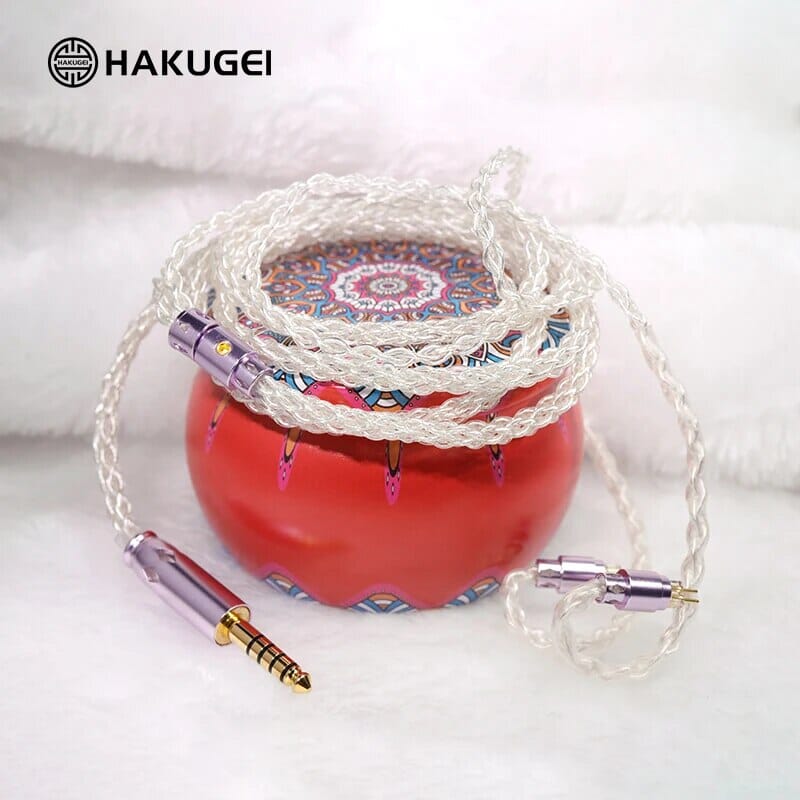 HAKUGEI Glass Fairy Litz 5N OCC Silver Upgrade Earphone Cable - Image 5