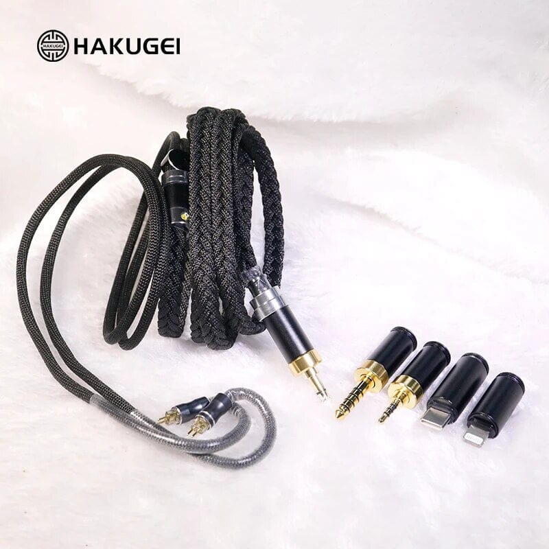 HAKUGEI Prince Silver-Plated 6N OCC Headset Line Earphone Upgrade Cable - Image 3