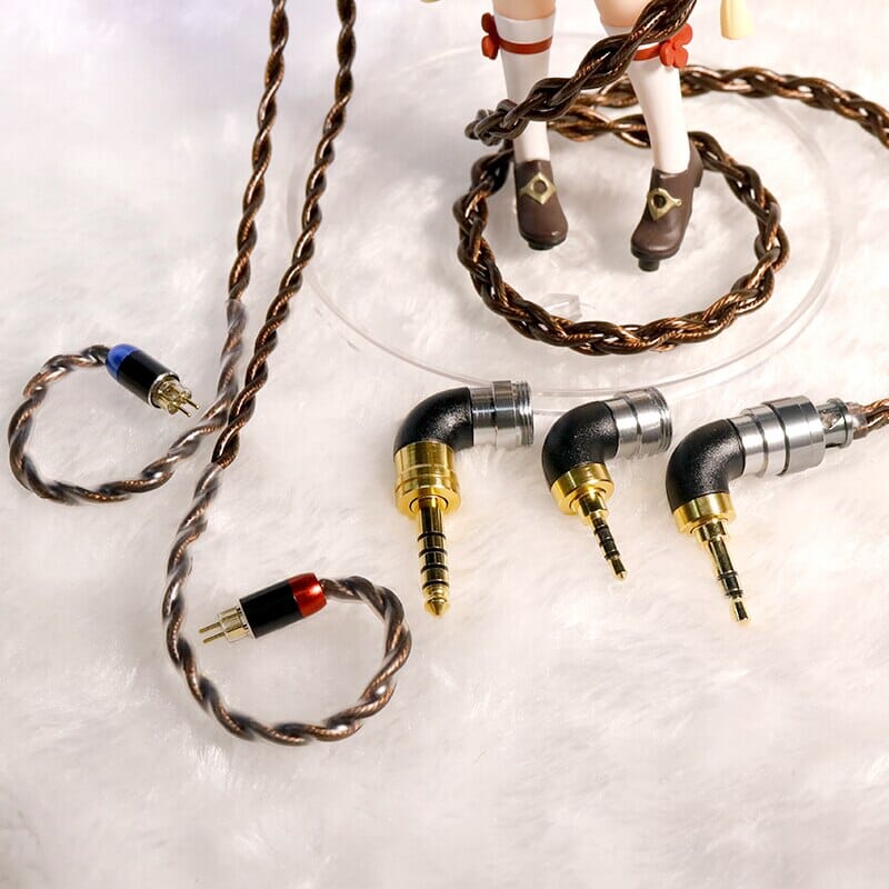 HAKUGEI Saja Litz 6N OCC Copper Earphone Cable With 2Pin 0.78 / MMCX - 2.5 / 3.5 / 4.4 - Image 3