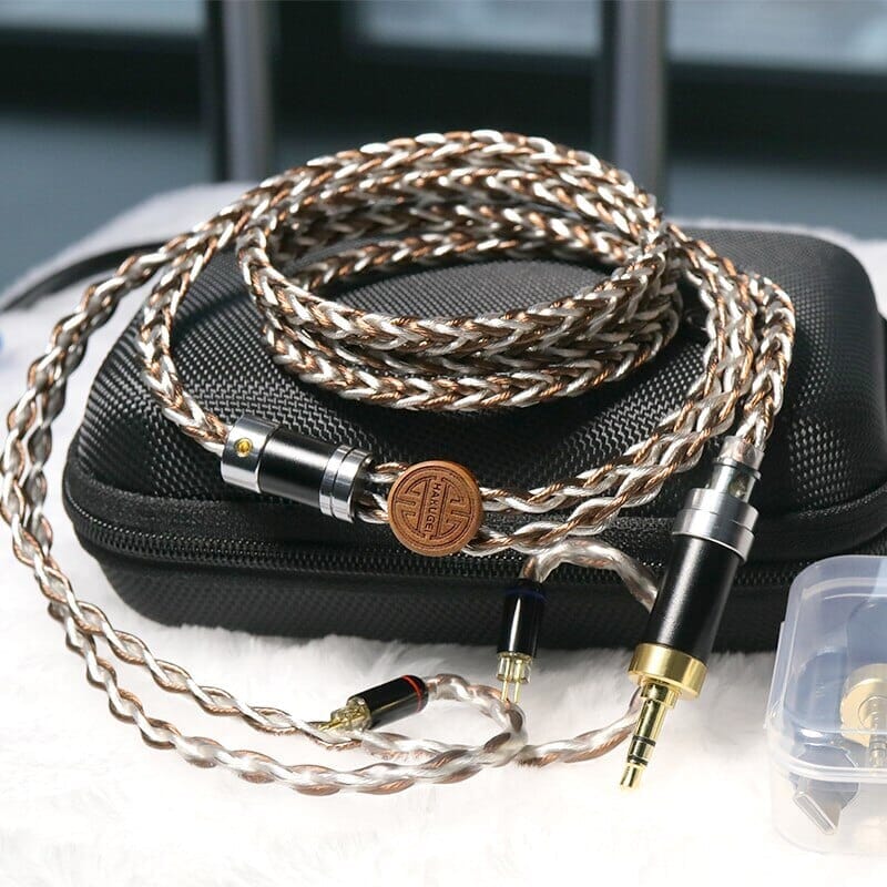HAKUGEI Soaring Dragon Litz Silver Plated 7N OCC & Litz 7N OCC Copper Earphone Cable - Image 3
