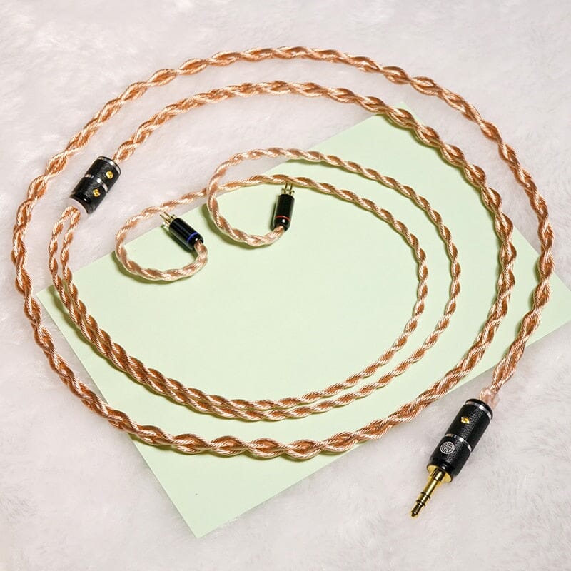 HAKUGEI Sound Of Thunder Litzs 6N OCC Copper Mixed Silver Earphone Cable 2Pin MMCX - 2.5 /3.5 /4.4 - Image 3