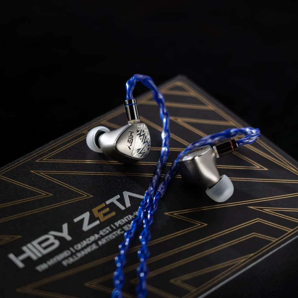 HiBy Zeta 3-Hybrid 4-EST 5-Way Artistic In-Ear Monitors IEMs - Image 3
