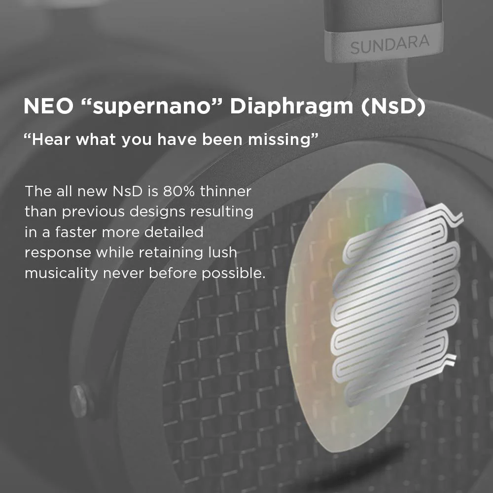 HIFIMAN SUNDARA Over-Ear Full-Size Planar Magnetic Headphones - Image 5