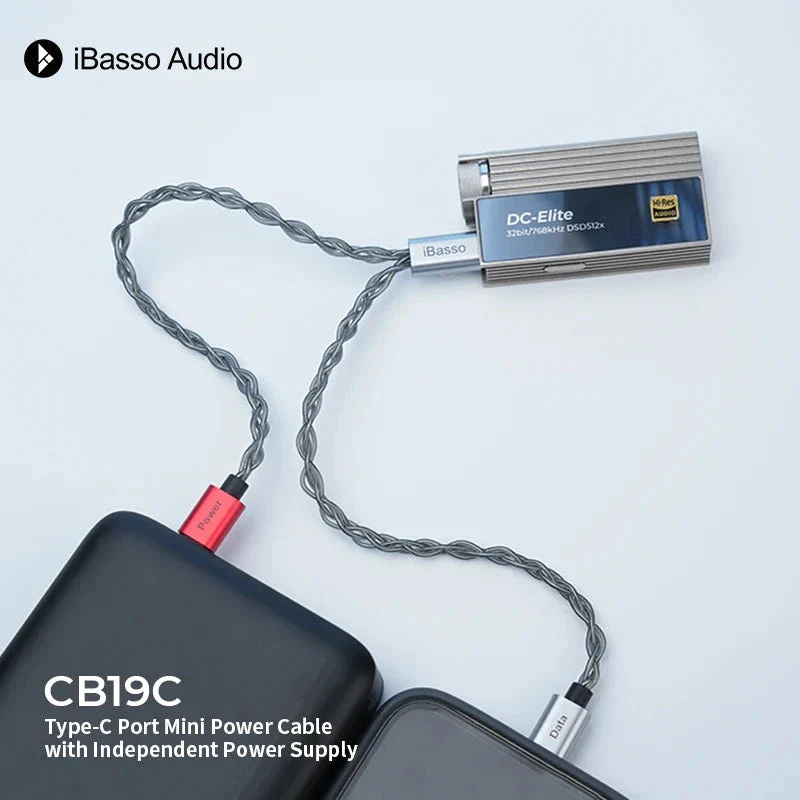 iBasso CB19C USB-C Cable Dongle Separate Power Cable Type-C TO C Support DAC Decoder - Image 5