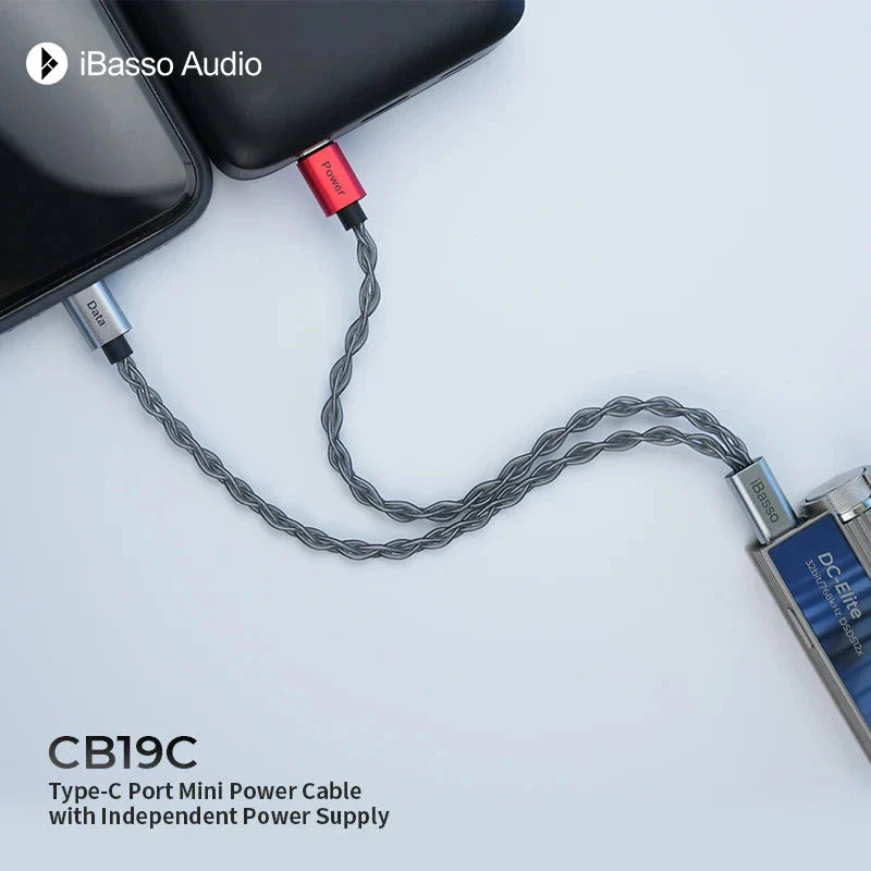 iBasso CB19C USB-C Cable Dongle Separate Power Cable Type-C TO C Support DAC Decoder - Image 6