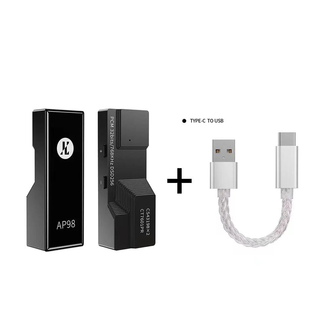 JCALLY AP98 Portable DAC & USB AMP Dual CS43198 DAC Headphone Amplifier - Image 9
