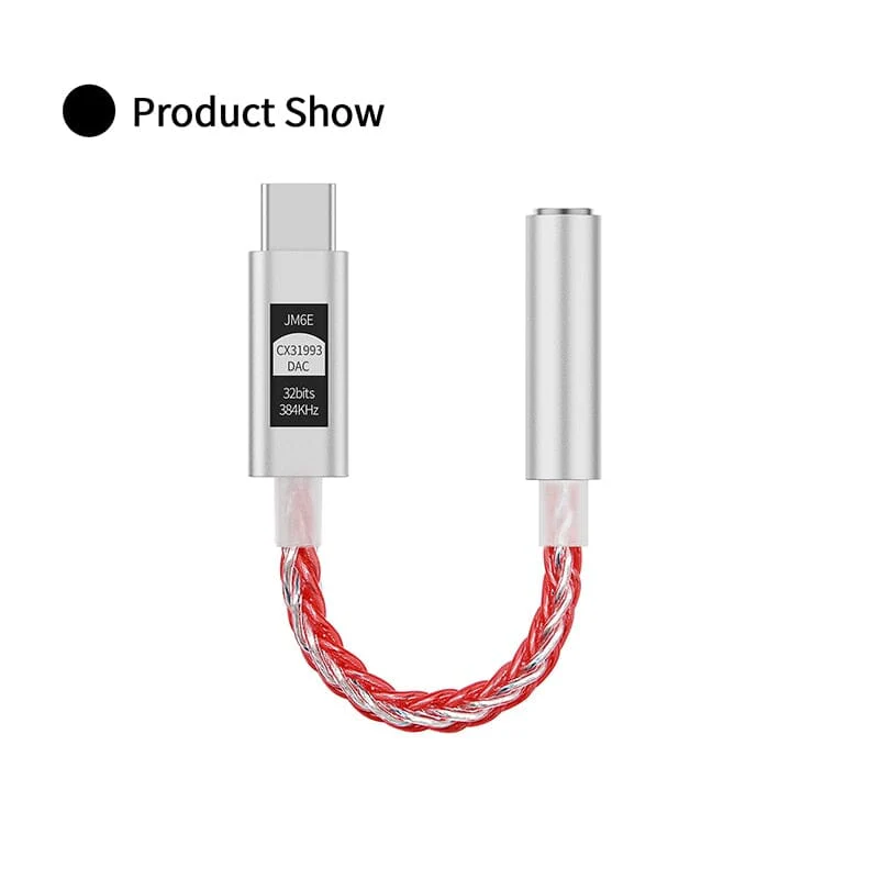 JCALLY JM6E CX31993 Portable DAC & AMP Type-C to 3.5mm Adapter - Image 6