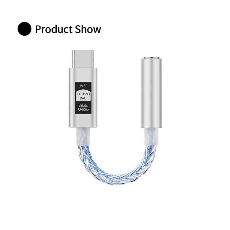JCALLY JM6E CX31993 Portable DAC & AMP Type-C to 3.5mm Adapter - Image 7