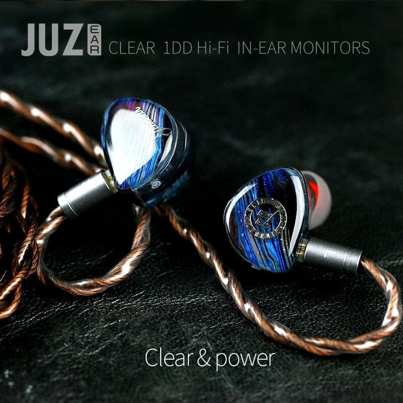 JUZEAR Clear 10mm LCP Dynamic Driver In-Ear Earphone - Image 5