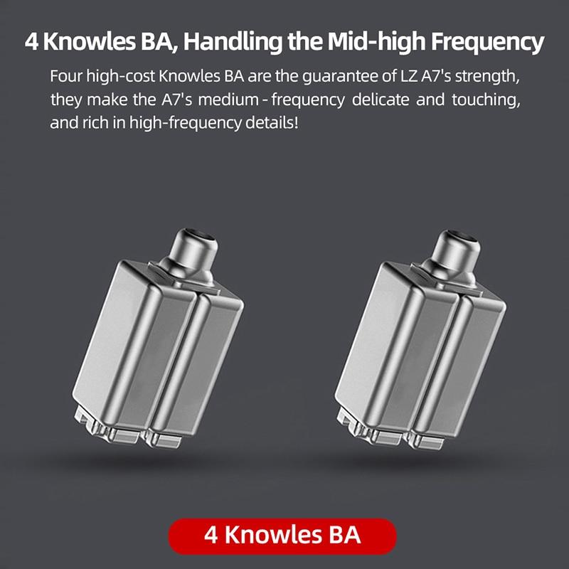 LZ A7 1DD+4BA+2 Ceramic Piezoelectric Drivers IEMs - Image 7