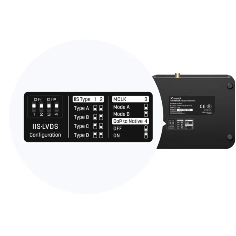Matrix X-SPDIF 3 USB Digital Audio Interface IIS-LVDS/Coaxial/Optical/AES/EUB 768kHz/32Bit DSD512 USB Interface - Image 6