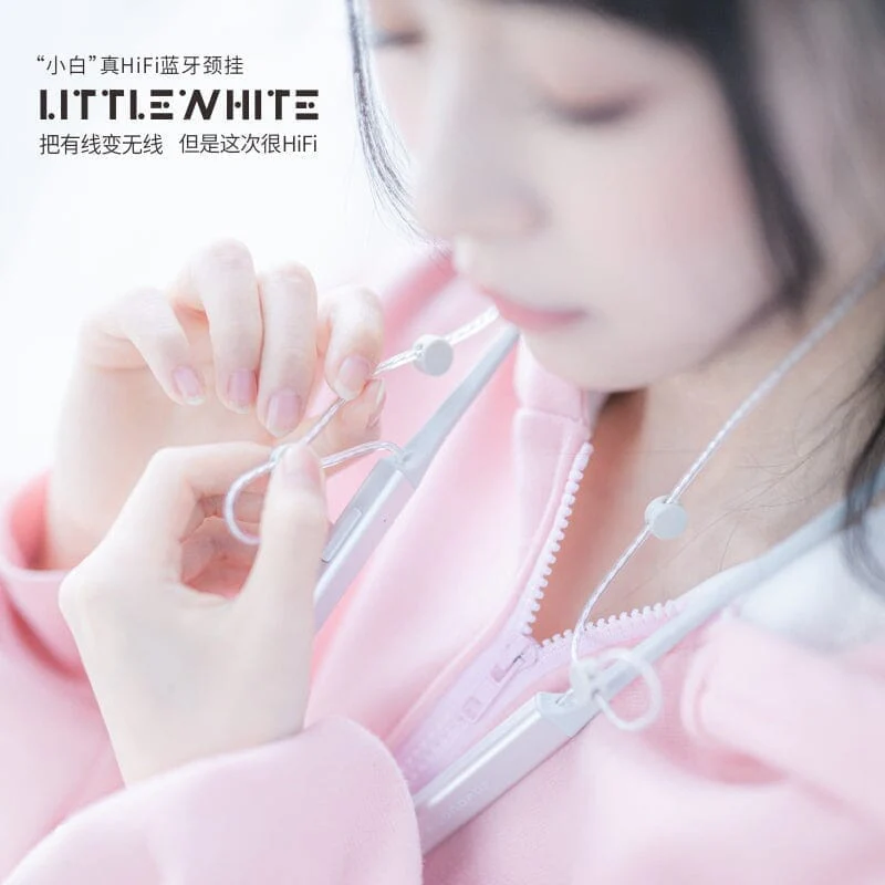 Moondrop Little White Flagship Performance Wireless Neckband Bluetooth 5.2 Earphone Cable With Type-C Plug - Image 7
