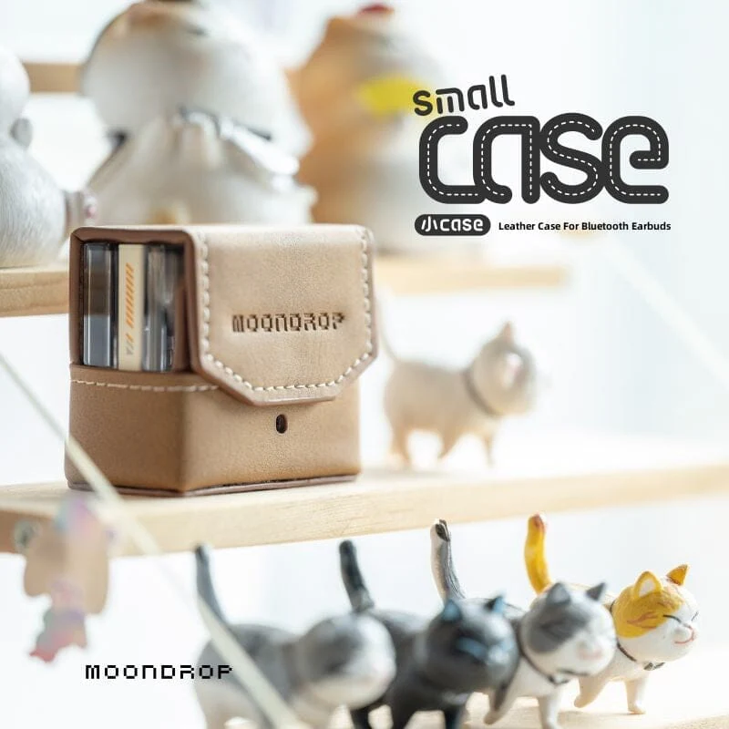 Moondrop Small Leather Case / Magnetic Case For Space Travel Series Bluetooth Earbuds - Image 4