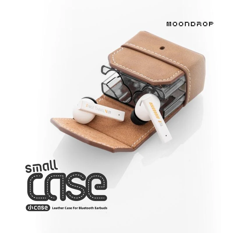 Moondrop Small Leather Case / Magnetic Case For Space Travel Series Bluetooth Earbuds - Image 5