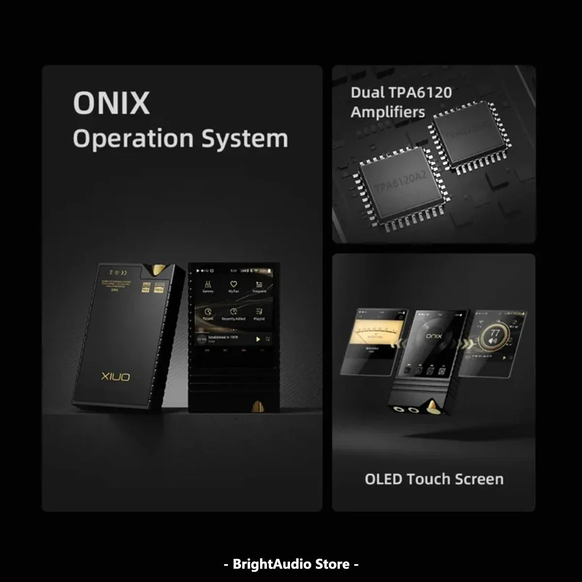 SHANLING ONIX Overture XM5 ES9039PRO Dual TPA6120 Bluetooth Portable Music Player - Image 4