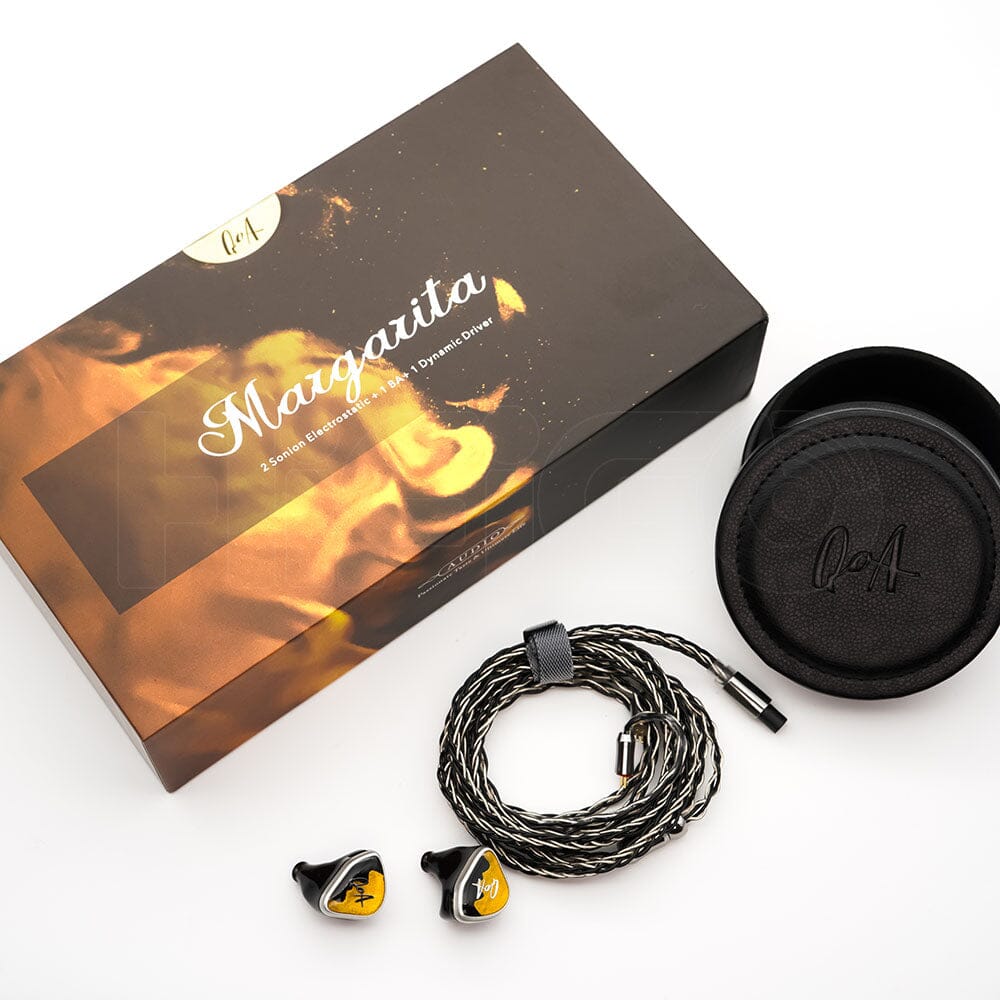 QoA Margarita 2 Sonions EST + 1BA + 7mm DD In Ear Earphone - Image 4