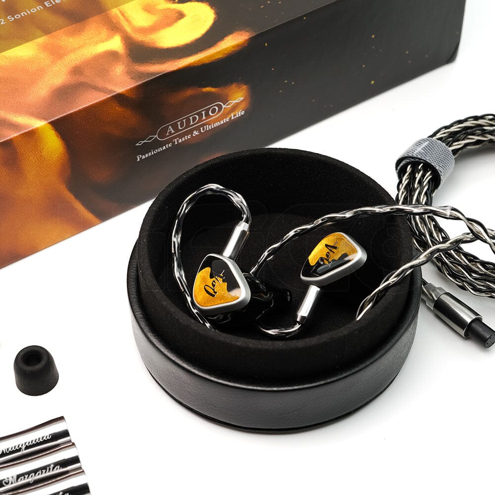 QoA Margarita 2 Sonions EST + 1BA + 7mm DD In Ear Earphone - Image 5
