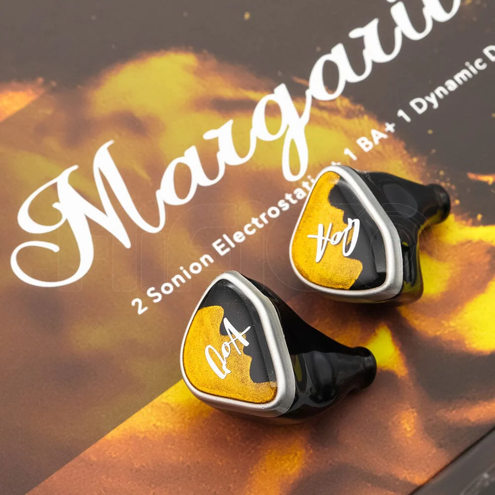 QoA Margarita 2 Sonions EST + 1BA + 7mm DD In Ear Earphone - Image 7